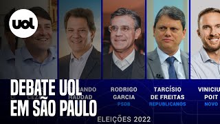 Debate ao vivo com candidatos ao governo de São Paulo  Eleições 2022 [upl. by Eruza]