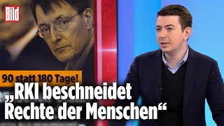 GenesenenStatus nur noch 3 Monate gültig  Filipp Piatov bei BILD Live [upl. by Nauqahs]