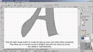 Embird Digitizing Tools Digitizing with auto column [upl. by Enyallij810]