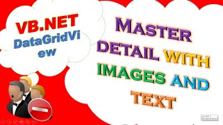 VBNET DataGridView  Master Detail With Dynamic Images and Text [upl. by Aneeuqal]