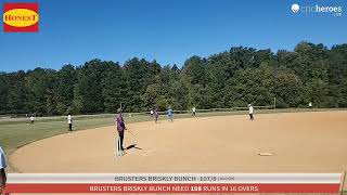 Live Cricket Match  Brusters Briskly Bunch vs All Coverage Mavericks  19Oct24 1015 AM 16 overs [upl. by Annaicul182]