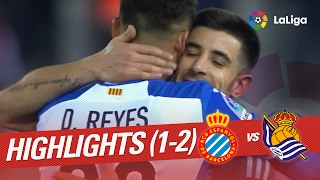 Resumen de RCD Espanyol vs Real Sociedad 12 [upl. by Eanar420]