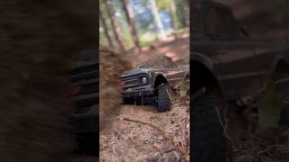 Squarebody Chevy hill climb axial rc offroad shorts [upl. by Namielus]