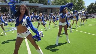 2023 Dallas Cowboys Cheerleaders pregame performance Miller Lite House 81223 vs Jacksonville [upl. by Ailem]