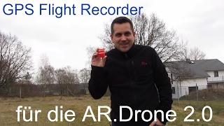 GPS Flight Recorder Parrot AR Drone 20  einfach erklärt [upl. by Mano12]