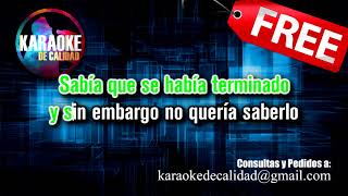 Karaoke  Y PARA QUE SUFRIR Rodrigo Tapari  KARAOKEDECALIDAD [upl. by Quincy]