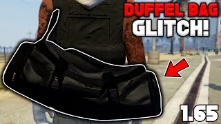 Easiest Method On How To Get The Jet Black Duffel Bag In Gta 5 Online 165 [upl. by Lepine]