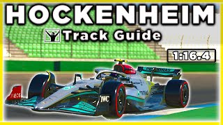 iRacing Mercedes W13 F1 Track Guide Hockenheim Ring [upl. by Siro]