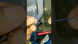 Tie a practical and strong fishing hookfishingknots fishingknotfishing [upl. by Nelad]