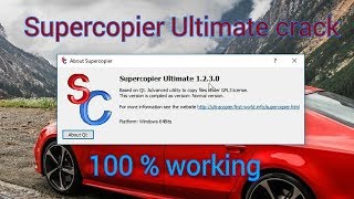 supercopier ultimate windowsx86641230setup with crack [upl. by Eibrab]