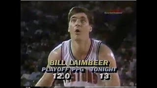 Bill Laimbeer Scores Pistons First 14 Points vs Bulls 1988 Playoffs [upl. by Akirdnahs414]