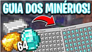 O GUIA COMPLETO PARA ENCONTRAR TODOS OS MINÉRIOS DO MINECRAFT NA 121 MDF 14 [upl. by Anilam]