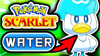 Can You Beat Pokémon Scarlet Using ONLY WATER TYPES [upl. by Hildagarde396]