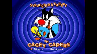 Sylvester and Tweety in Cagey Capers SMD  TAS walkthrough PAL [upl. by Yeo636]