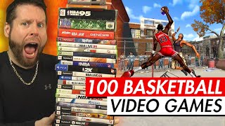 Dunking a BASKETBALL on 100 VIDEO GAMES [upl. by Cirala]