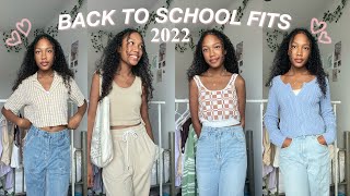 BACK TO SCHOOL OUTFIT IDEAS  school lookbook 🌱💌📚 [upl. by Eelrebma]