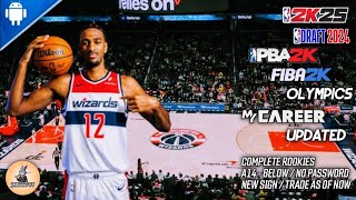 NBA 2K20  20242025 Updated Roster  New SignTrade As of Now  Gameplay  ALEX SARR TO WIZARDS [upl. by Laverna]