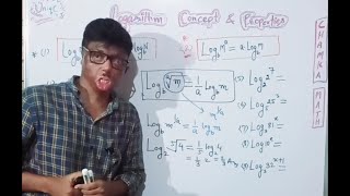 Basic properties Logarithm amp examples for 11th12thJee MainNDA L3 [upl. by Lenna981]