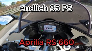 95 PS   Aprilia RS 660 [upl. by Raimondo]