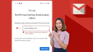 Nomor telepon ini tidak dapat digunakan untuk verifikasi  Kesalahan verifikasi akun Gmail [upl. by Hnib29]