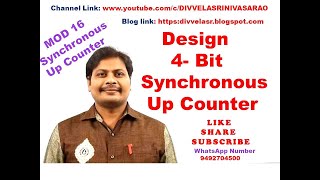 4 Bit Synchronous Up Counter  4 Bit Synchronous Up Counter Using T Flipflop  Synchronous Counter [upl. by Egief163]