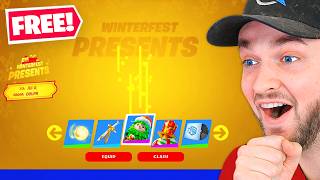 ALL Winterfest 2023 Presents OPENED Fortnite Chapter 5 [upl. by Linette]