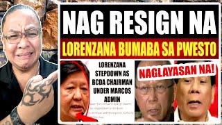 KAKAPASOK LANG NASIWALAT ANG BAHO LORENZANA NAGBITIW DIN SA GABINETEREACTION VIDEO [upl. by Starkey]