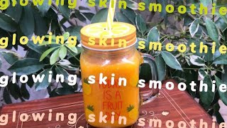 glowing skin smoothie  easy recipes  4 ingredients [upl. by Ahtamas]