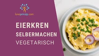 Vegetarische Aufstriche Kärntner EierkrenRezept für Ostern Eiaufstrich selber machen [upl. by Akkim]