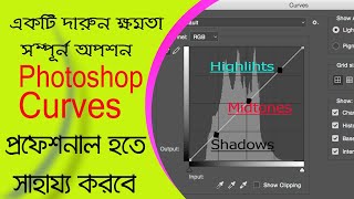 Adjustments Curves in Photoshop  How to Use Curves in Photoshop [upl. by Yerdua]