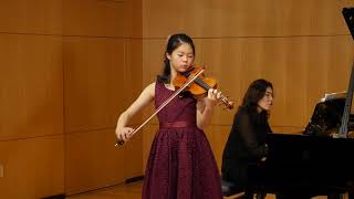 Violin Concerto No 1 in A minor by J B Accolay  Hana Tsai 11 yrs old [upl. by Gimpel]