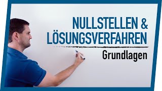 Nullstellen amp Lösungsverfahren Grundlagen  Mathe by Daniel Jung [upl. by Malamud]