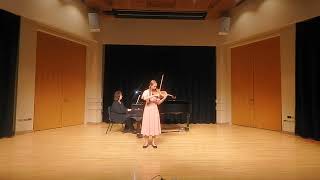 Havanaise  Concerto in E major Op 83 by SaintSaens Rachel Beck Violin [upl. by Ahsinoj874]