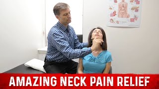 Neck Pain Relief Easy Stretches amp Exercise – Dr Berg [upl. by Krusche]