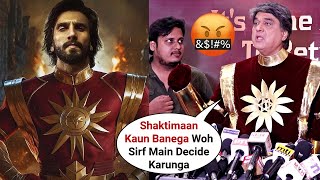 Mukesh Khanna Most ANGRY Reaction On Ranveer Singh In And As SHAKTIMAAN Movie [upl. by Siekram]