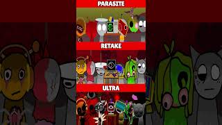 Incredibox Sprunki Parasite VS Retake VS Ultra MIX HORROR VERSION [upl. by Siletotsira]