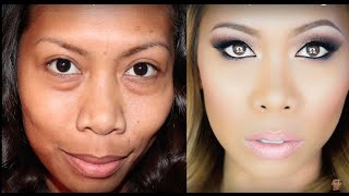 THE POWER OF MAKEUP HOW TO CONCEAL EXTREME BAGS [upl. by Ailongam]