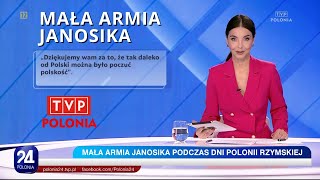 TVP Polonia o Małej Armii Janosika w Watykanie💛🤍🎻 [upl. by Ociram555]