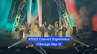 ATEEZ Concert Experience Chicago Day 1 [upl. by Hannahc571]