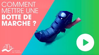 Comment mettre une botte de marche [upl. by Eeryk968]