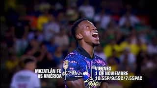 Mazatlan vs America  Promo  VIX 🇺🇸 [upl. by Colinson]