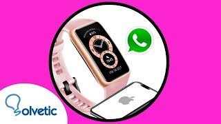 🔔 NOTIFICACIONES Huawei Band 6 iPhone  WhatsApp [upl. by Aicatsue]