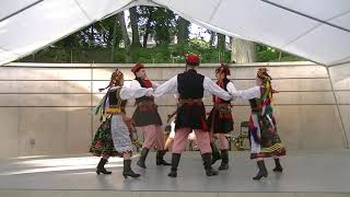 Krakowiak Polish Dance for 2024 PanAmerican Masters Games Athletes in Cultural Gardens [upl. by Placidia]