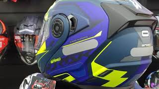 Capacete escamoteável Norisk FF345 Route Speedmax Matte Blue  HV Yellow [upl. by Adnarem]