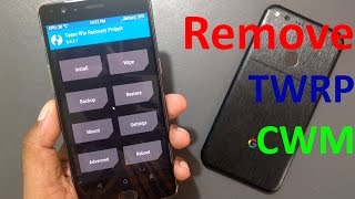 How to remove TWRP or CWM recovery amp Install stock Recovery [upl. by Althee]