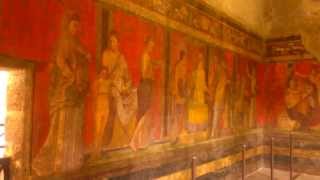 Villa of the Mysteries frieze at Pompeii [upl. by Sirak278]