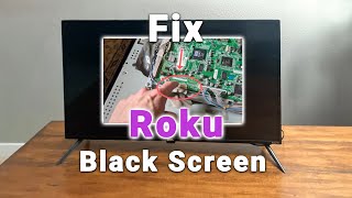 Fix Your ROKU TV Black Screen  Detailed Guide [upl. by Nylekoorb]