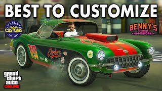 MOST CUSTOMIZABLE CARS IN GTA 5 ONLINE Updated [upl. by Nytsuj]