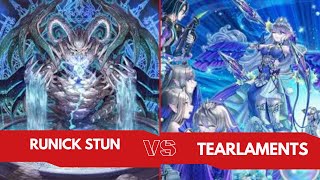 YuGiOh Locals Live Duel Runick Stun VS Tearlaments [upl. by Ahserb838]