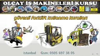 Forklift Kullanmak ve Forklift iş güvenliği kuralları [upl. by Bruell]